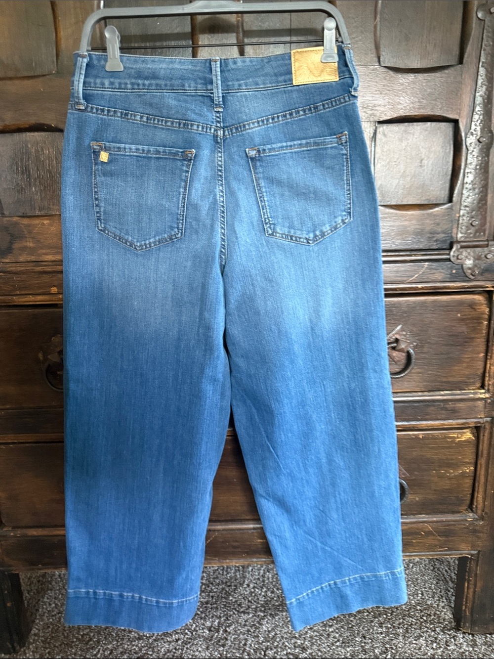 Anne Klein High Rise Wide Leg Jeans